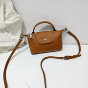 Top Grain Leather Niche Crossbody Phone Bag