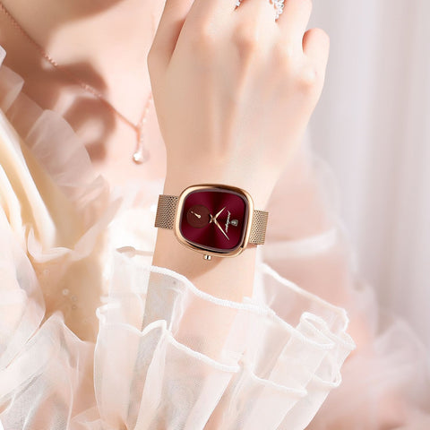 Korean Style Waterproof Women's Watch – Stylish & Trendy.