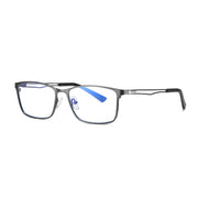 Fashion Metal Anti-Blue Half Frame Glasses for Men