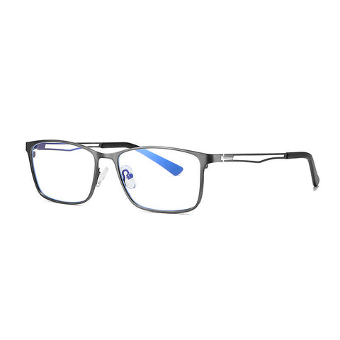 Fashion Metal Anti-Blue Half Frame Glasses for Men