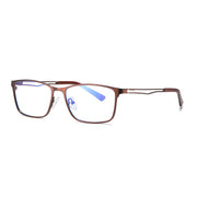 Fashion Metal Anti-Blue Half Frame Glasses for Men