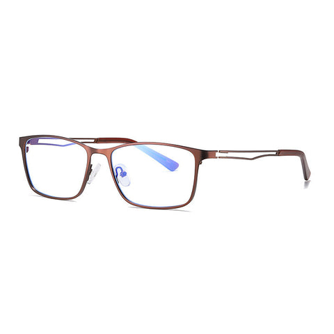 Fashion Metal Anti-Blue Half Frame Glasses for Men