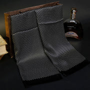Double Layer Silk Crepe Satin Men's Long Silk Scarf