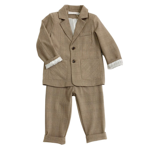 Korean Kids' Casual Two-Piece Suit – Trendy & Cute for Boys & Girls.