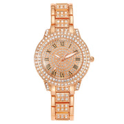 Women's Starry Rhinestone Watch Digital Roman Diamond