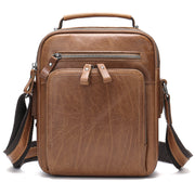 Vintage Crazy Horse Genuine Leather Shoulder Messenger Bag