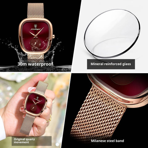 Korean Style Waterproof Women's Watch – Stylish & Trendy.
