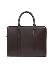 High-End Men's Cowhide Business Laptop Handbag