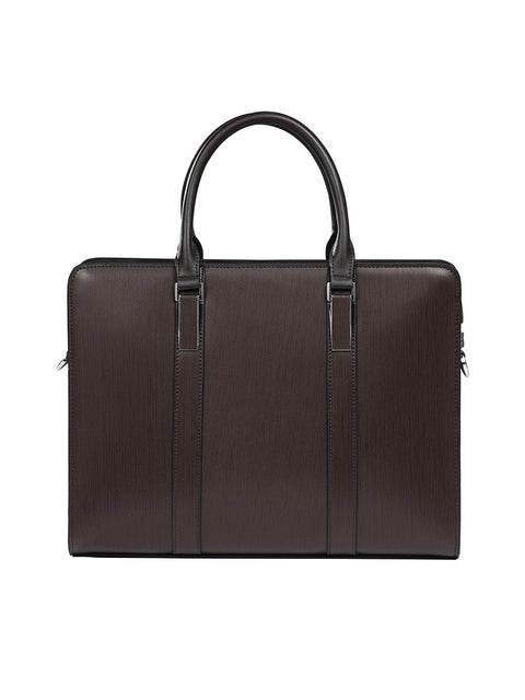 High-End Men's Cowhide Business Laptop Handbag