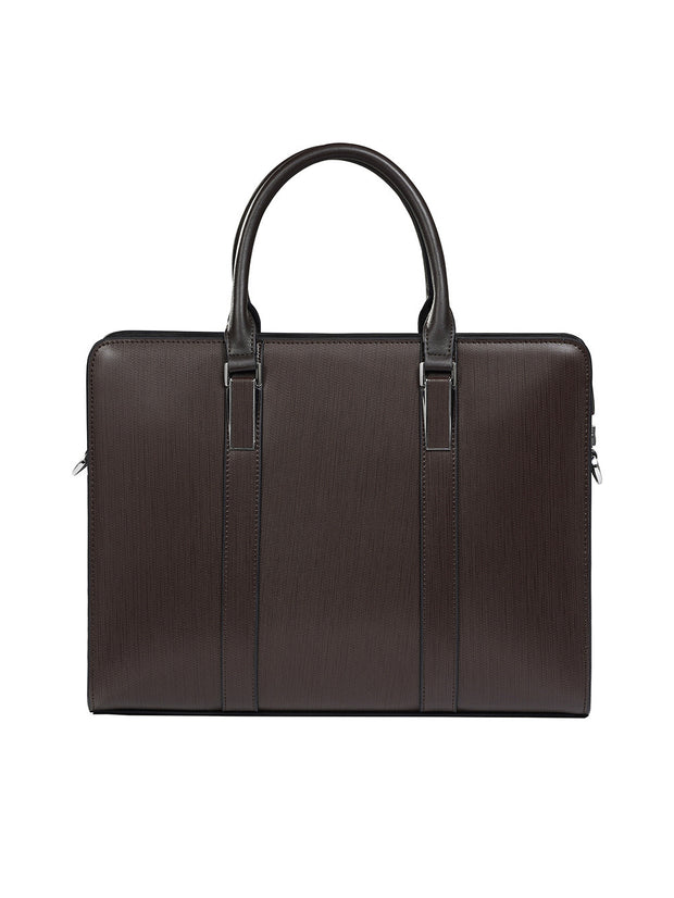 High-End Men's Cowhide Business Laptop Handbag