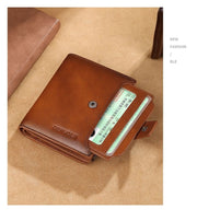 Men's Zipper Wallet Large Capacity & Multi-Card.