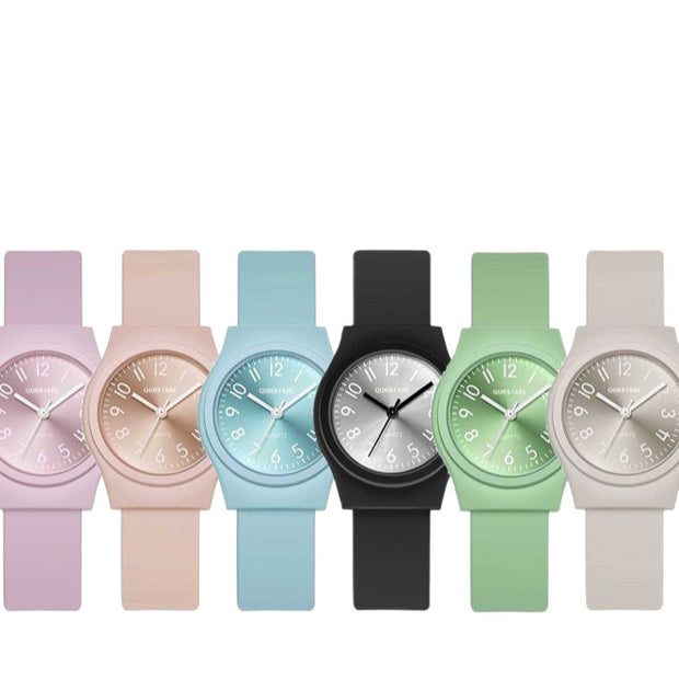 Casual Digital Scale Quartz Silicone Children's Watch