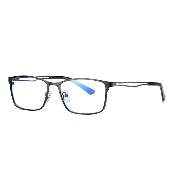 Fashion Metal Anti-Blue Half Frame Glasses for Men