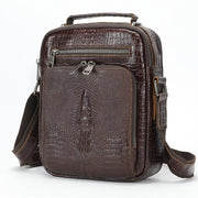 Vintage Crazy Horse Genuine Leather Shoulder Messenger Bag