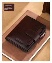 Men's Zipper Wallet Large Capacity & Multi-Card.