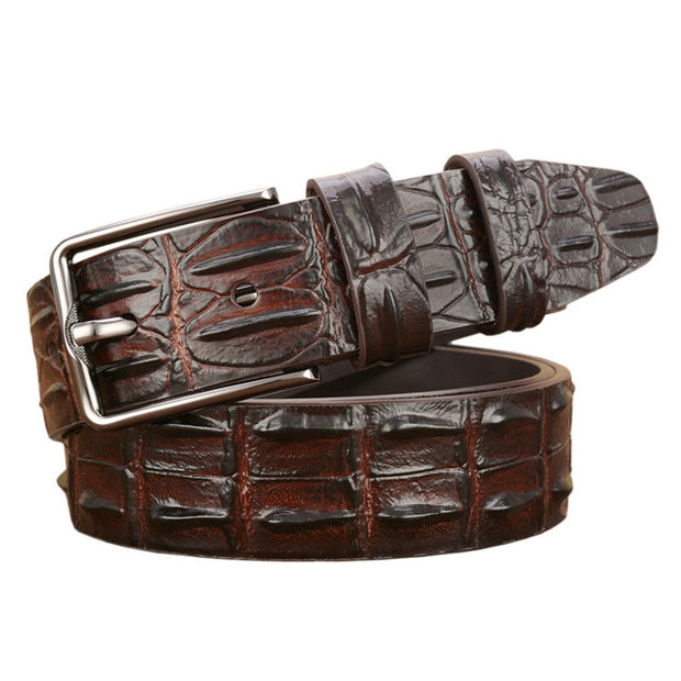 Luxury Leather Design Men's Dermis Belt