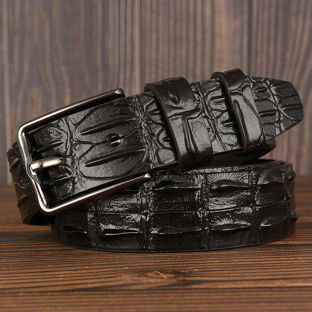 Luxury Leather Design Men's Dermis Belt
