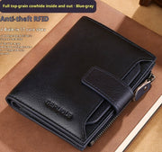 Men's Zipper Wallet Large Capacity & Multi-Card.