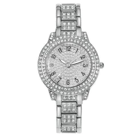 Women's Starry Rhinestone Watch Digital Roman Diamond