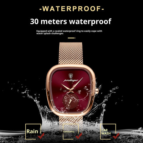Korean Style Waterproof Women's Watch – Stylish & Trendy.