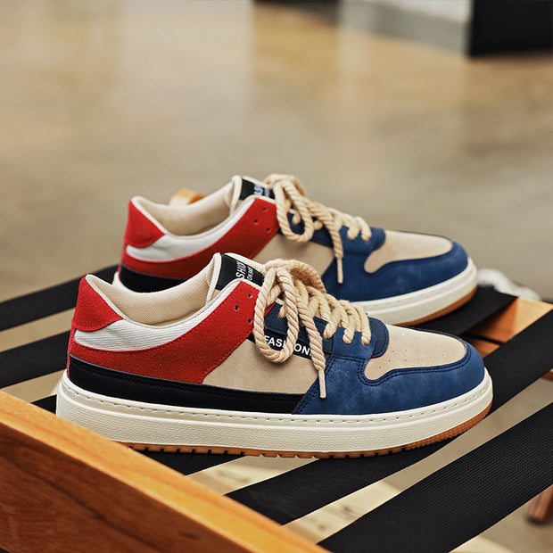 Autumn Men's Sports Casual Lace-Up Shoes Simple & Fashionable.