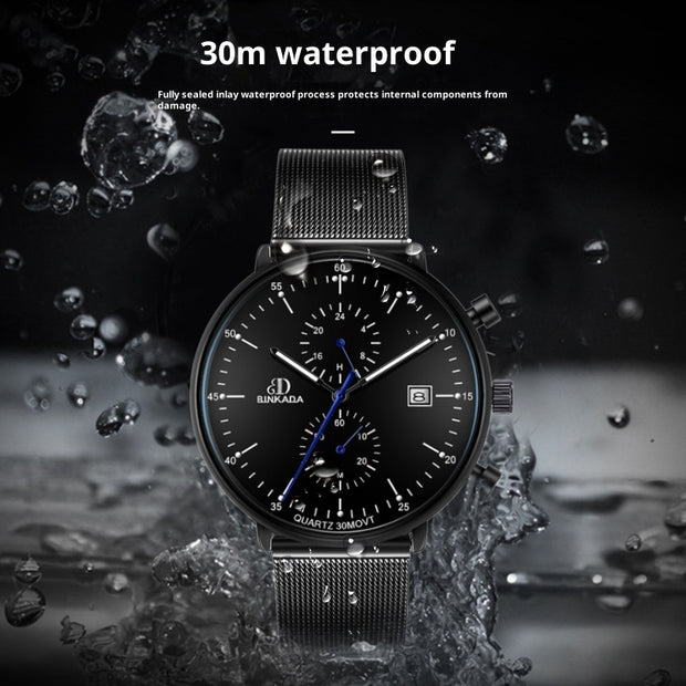 Luminous Waterproof Sports Men's Quartz Watch