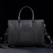 High-End Men's Cowhide Business Laptop Handbag
